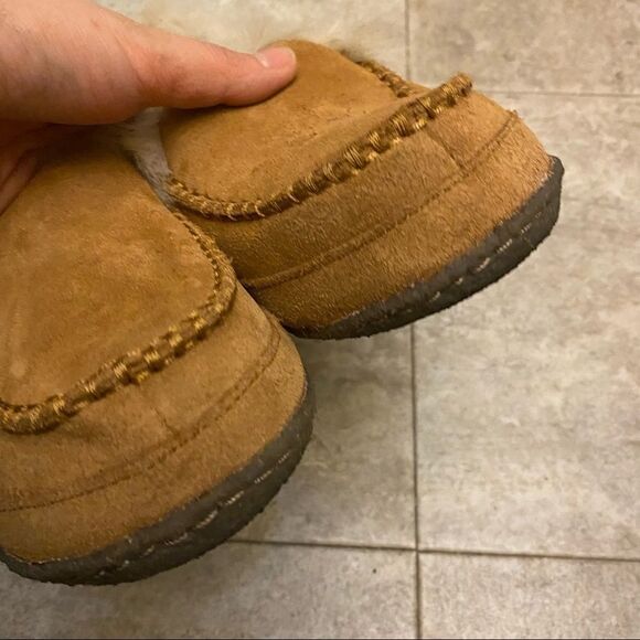 COLUMBIA W BIG SKY MOC WOMEN'S suede SLIPPER woman unisex SIZE 9 - Picture 6 of 11